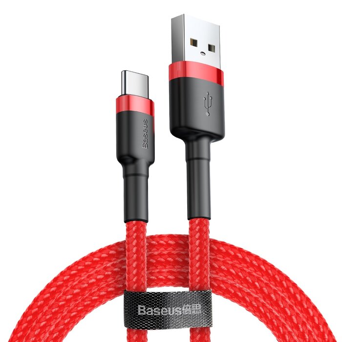 Baseus Basues USB - USB-C kabel 50 cm rood CATKLF-A09
