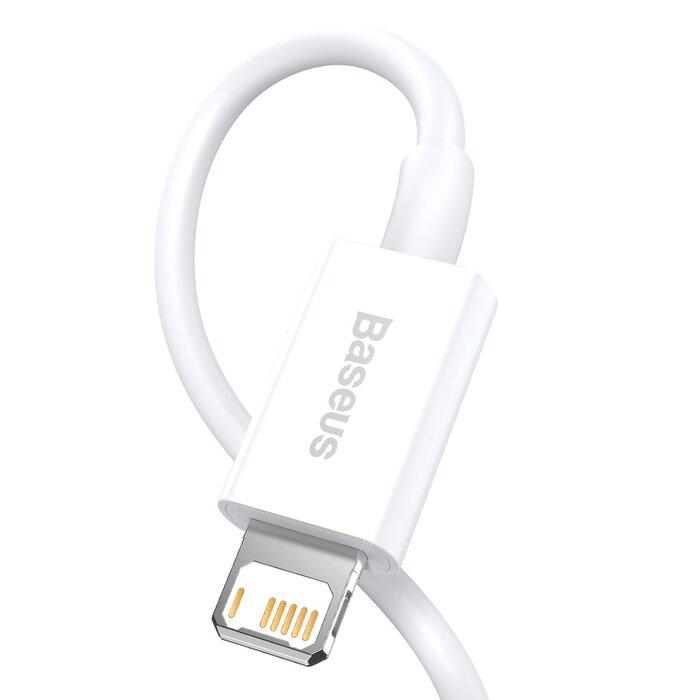 Baseus cable Superior USB - Lightning 1,0 m 2,4A white