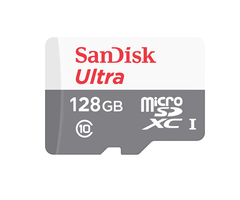Sandisk Ultra microSDXC Memory Card 128 GB Class 10