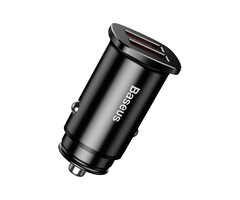 Baseus Auto lader USB 30 Watt QC 3.0 zwart