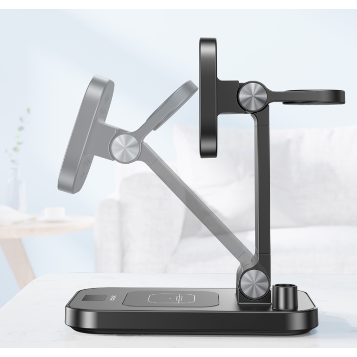 Threekey 4in1 Magnetische draadloze lader 15W