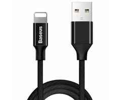 Baseus USB  - Lightning  kabel 180cm  Zwart Yiven