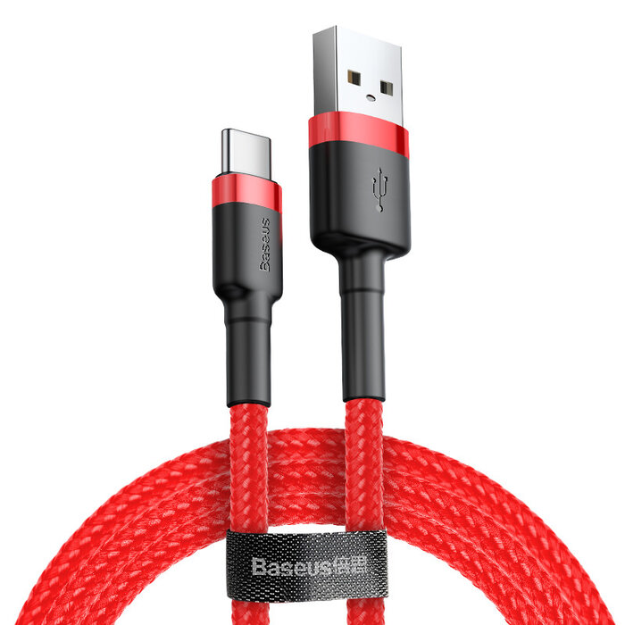 Baseus USB - USB-C kabel 300 cm rood