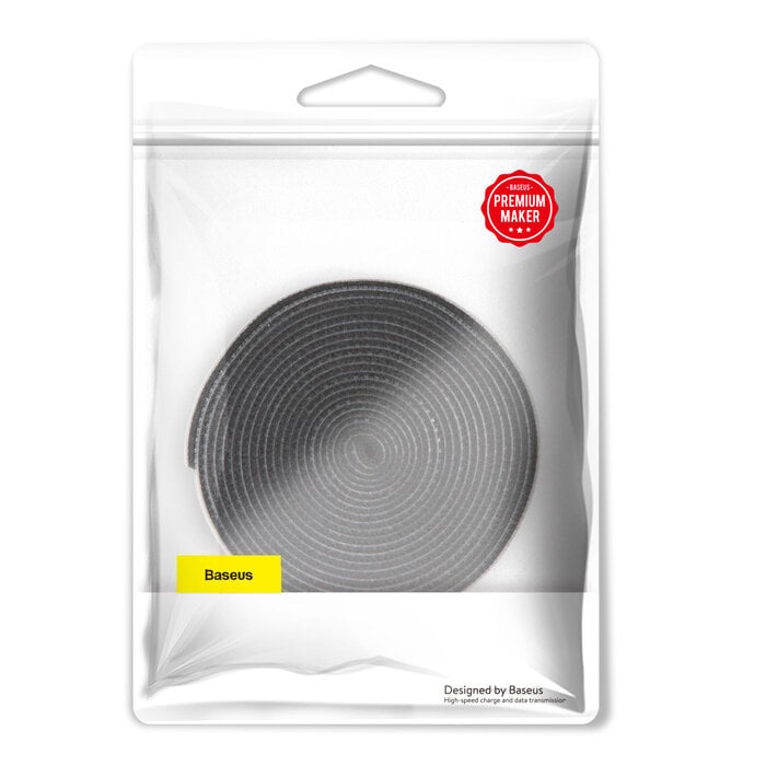 Baseus Klittenband 3 meter Zwart