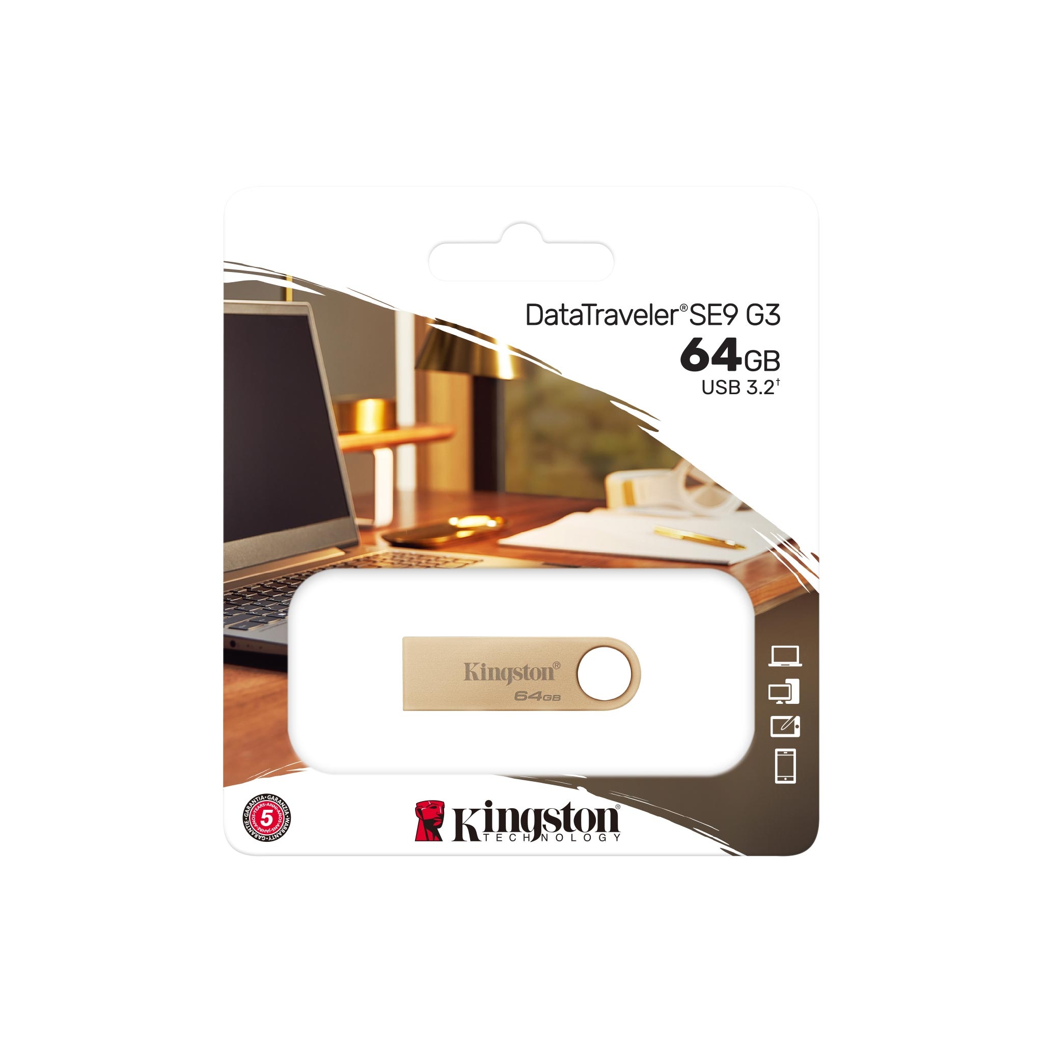 Kingston 64 GB USB-Stick DataTraveler 220MB/s