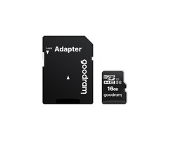 Goodram 16 GB microSDHC  Class 10 UHS-I geheugen kaart + SD Adapter