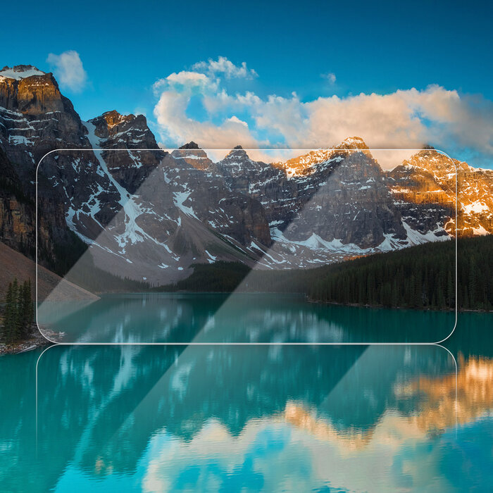 VMAX Telefoon Screenprotector voor iPhone 16 en iPhpne 15 transparant