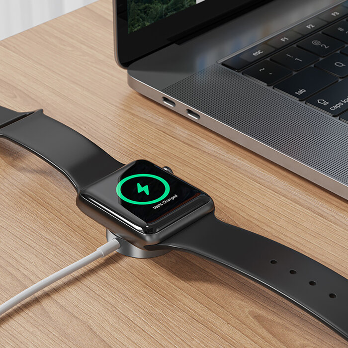 BWOO Apple Watch Lader - Magnetische Snellader met USB-C voor Alle Apple Watch Modellen