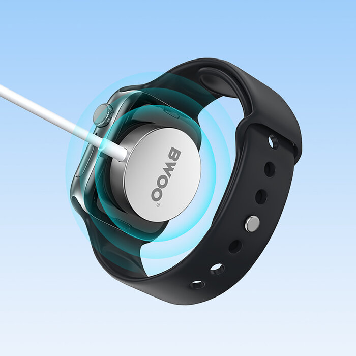 BWOO Apple Watch Lader - Magnetische Snellader met USB-C voor Alle Apple Watch Modellen