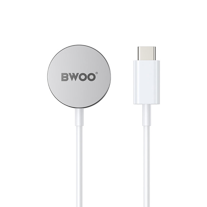 BWOO Apple Watch Lader - Magnetische Snellader met USB-C voor Alle Apple Watch Modellen