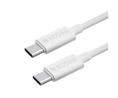Kodak USB-C naar USB-C kabel  1 meter 10 Watt - wit