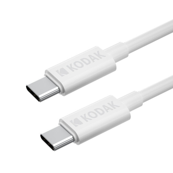 Kodak USB-C naar USB-C kabel  1 meter 10 Watt - wit