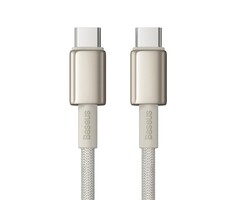 Baseus USB-C Kabel 2 meter Tungsten Gold 100W  goud
