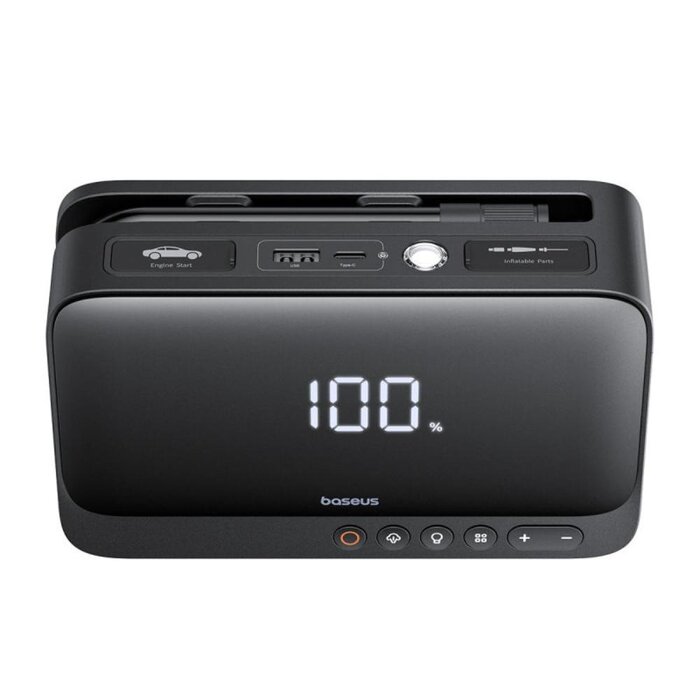 Baseus Baseus Super Energy Series 4-in-1 Jumpstarter 600A met Powerbank, Compressor en Zaklamp