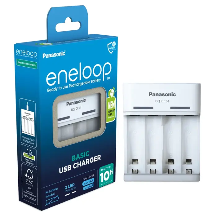 Eneloop Batterij lader USB Eneloop BQ-CC61USB