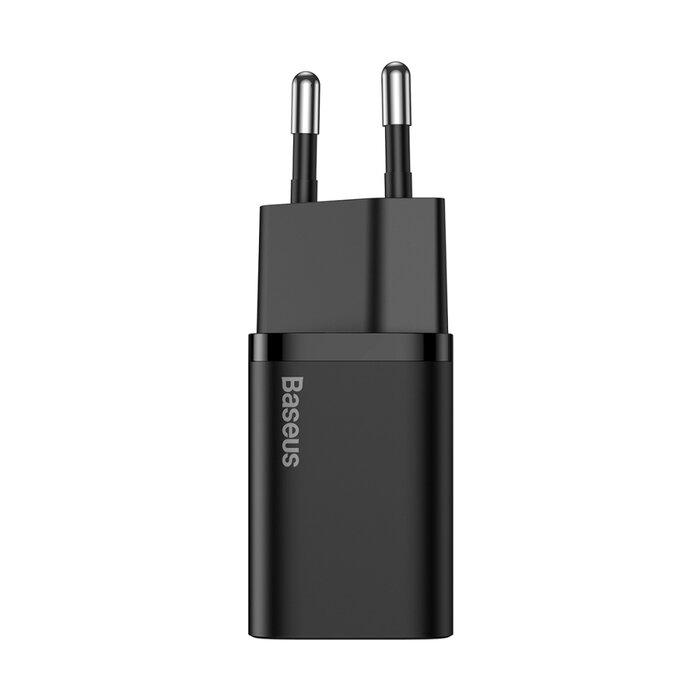 Baseus 20W Snellader met Power Delivery USB-C - Zwart