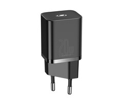 Baseus 20W Snellader met Power Delivery USB-C - Zwart
