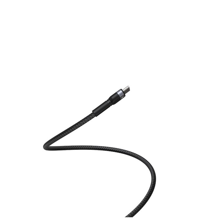 Devia USB-C kabel naar  USB-C en  Lightning, 120 cm zwart