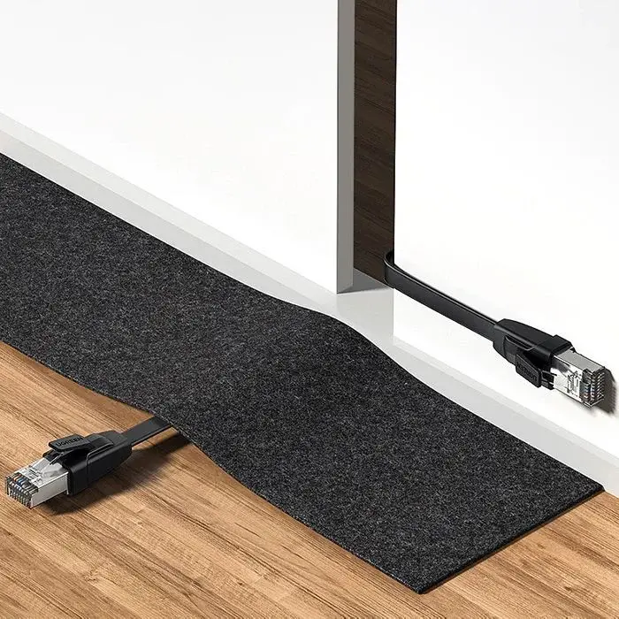 Ugreen Cat 8 Platte Ethernet Kabel 1 Meter – 40 Gbps Netwerksnelheid, Plat Ontwerp, RJ45-Connectors