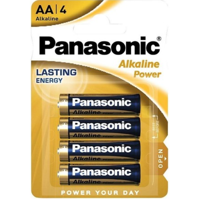 Panasonic 4 x AA Penlite  batterijen Panasonic