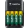Varta USB Batterijlader voor AA en AAA Ni-MH Batterijen – Inclusief 4x AA 2100 mAh