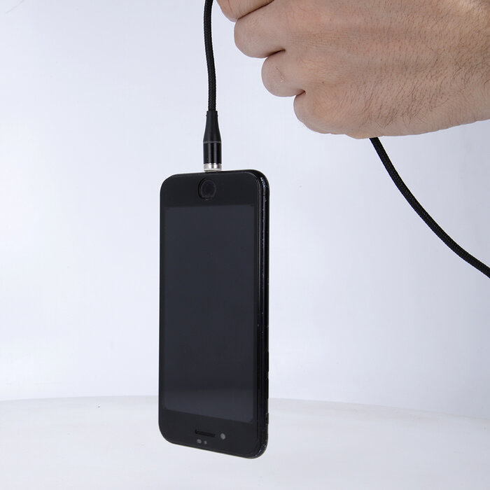 maXlife 3 in 1 USB kabel USB-C,   lightning, micro-USB Magnetisch 100cm