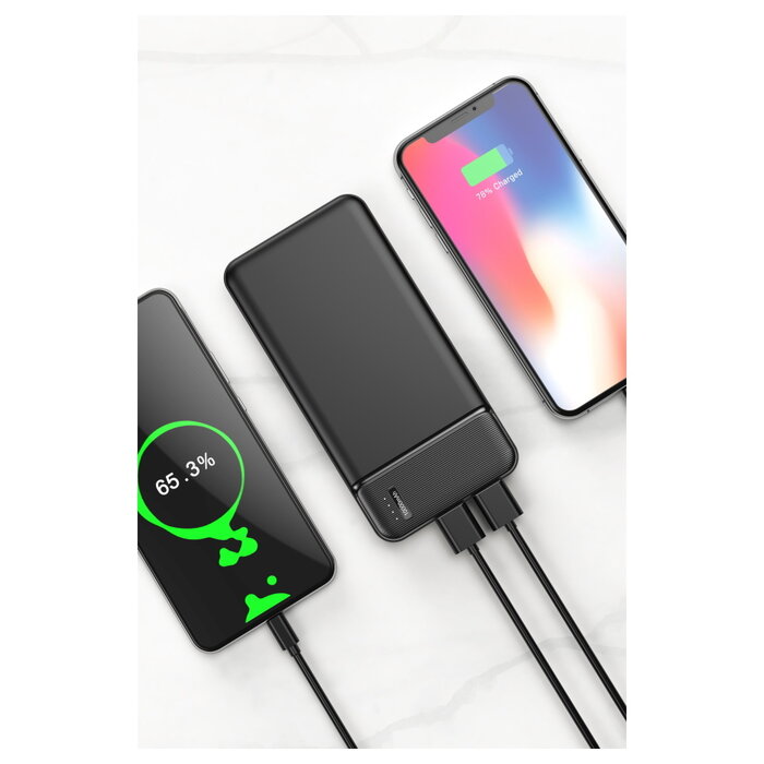 maXlife Powerbank 10.000mAh met Dual USB-uitgangen