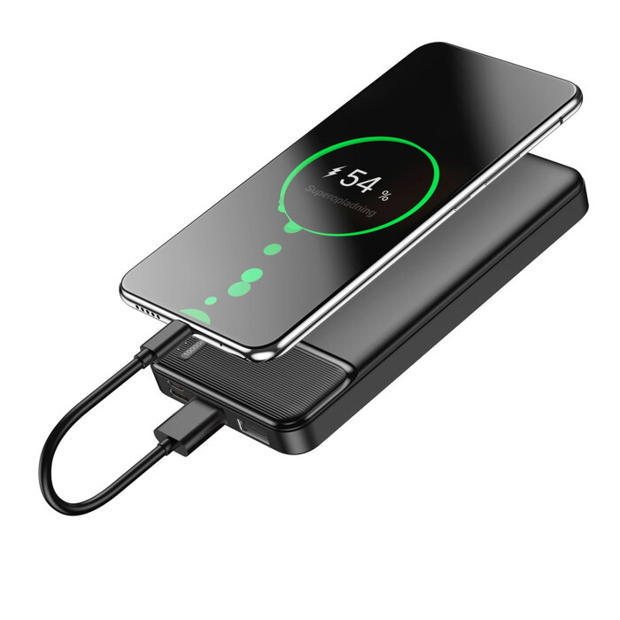 maXlife Powerbank 10.000mAh met Dual USB-uitgangen