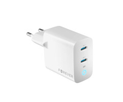 Forever Lader met 2x USB-C Poorten, 40W Power Delivery en QC3.0