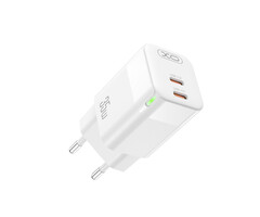 XO Wandoplader met 2x USB-C Poorten 35W