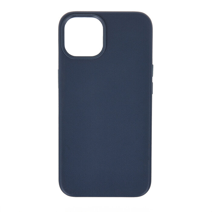 OEM Premium Blauw PU Leren Hoesje voor iPhone 13 - MagSafe Compatibel - Luxe Bescherming