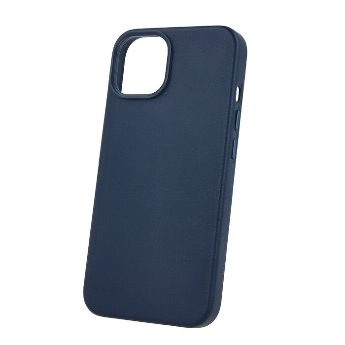 OEM Premium Blauw PU Leren Hoesje voor iPhone 13 - MagSafe Compatibel - Luxe Bescherming