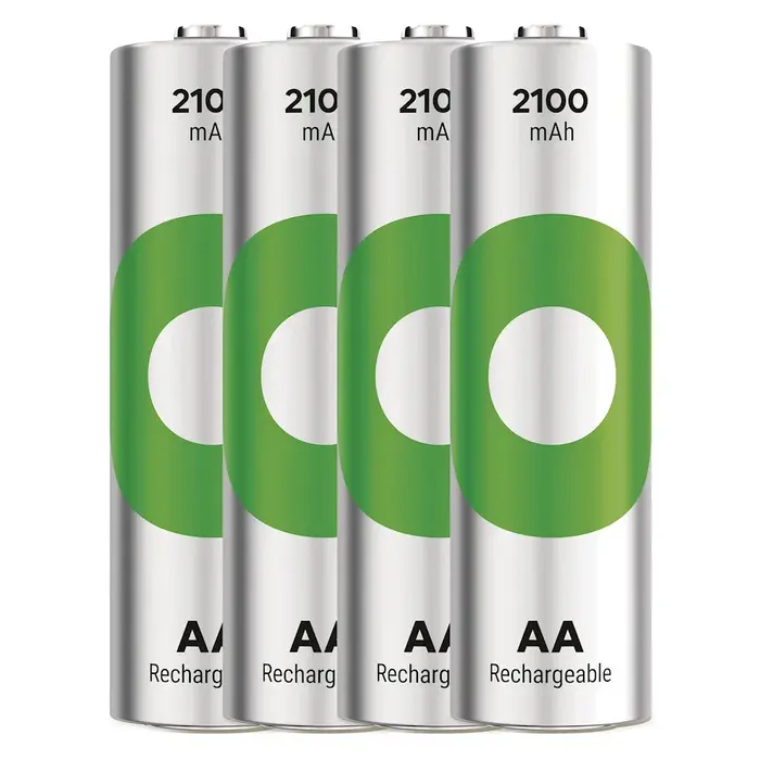 GP Batteries 2100mAh 4 stuks AA Recyko Oplaadbare batterijen