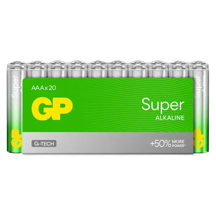 GP AAA  mini penlite 20  x Super alkaline  GP
