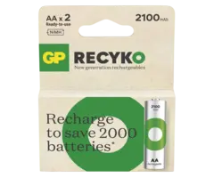 GP AA  2100mAh 2 stuks  Oplaadbare batterijen