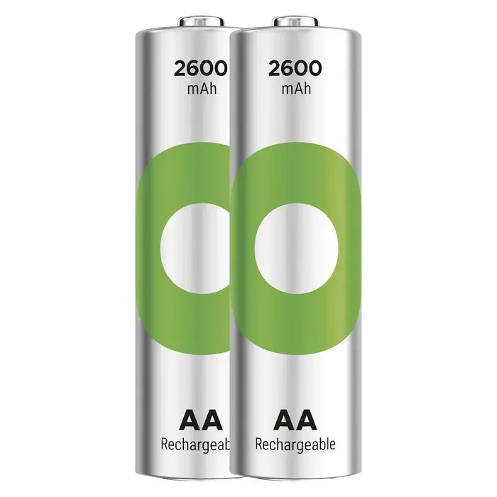 GP Batteries AA  2600mAh 2 stuks  Oplaadbare batterijen