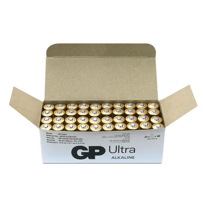 GP Batteries AA Ultra alkaline 40 stuks