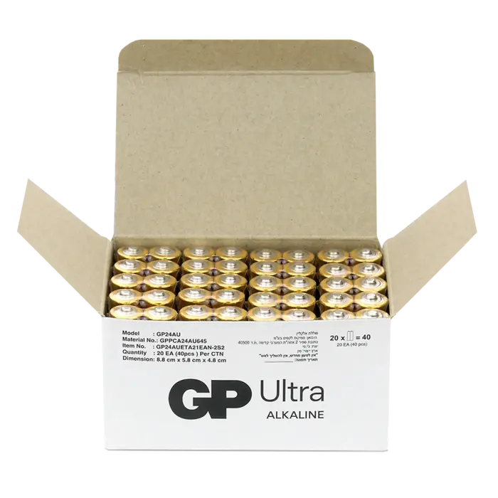 GP Batteries AAA Ultra  alkaline batterijen 40 stuks