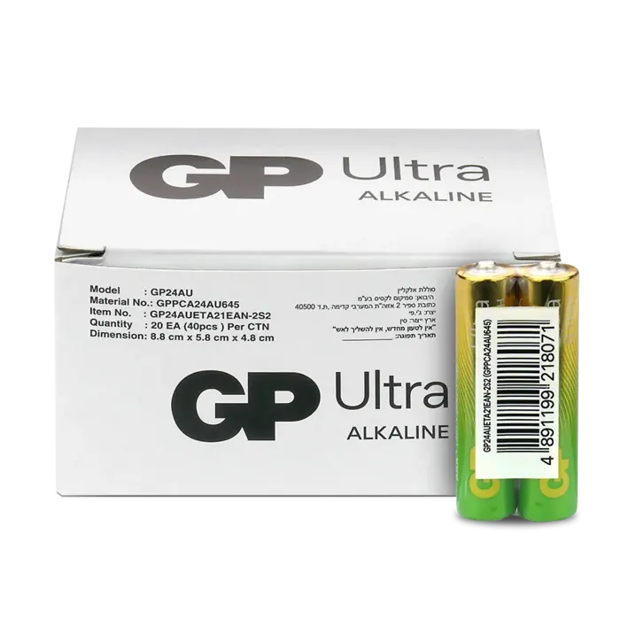 GP Batteries AAA Ultra  alkaline batterijen 40 stuks