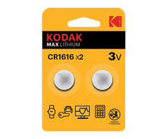 Kodak CR1616 Knoopcel batterijen 2 stuks