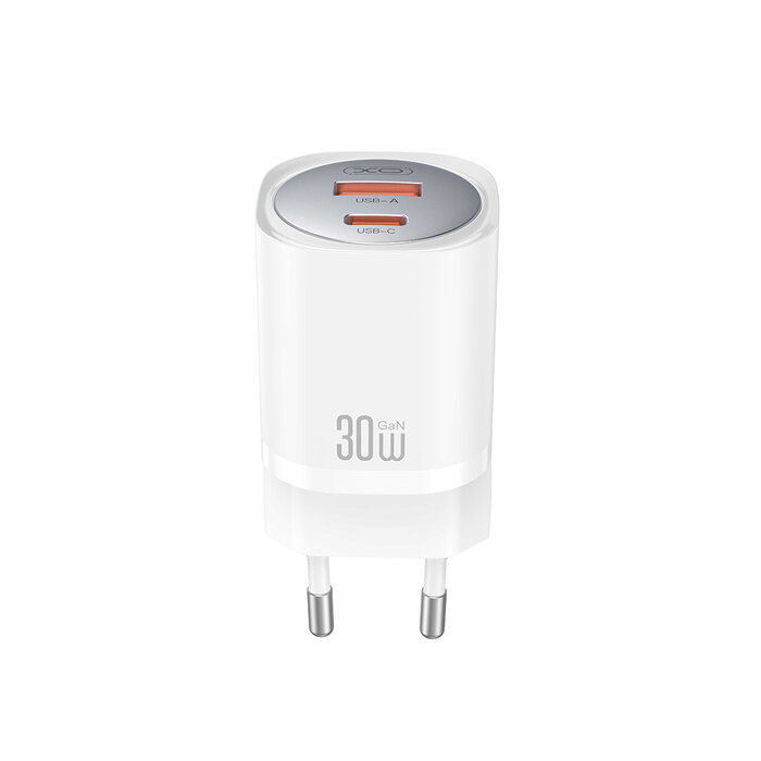 XO USB adapter 30 W met USB-C en USB inc Lightning kabel