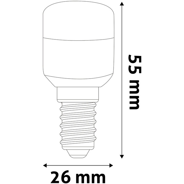 Avide LED Lamp E14 - 1.3 Watt 4000K  Neutraal wit licht