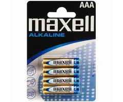 Maxell 4 stuks AAA Mini Penlite Alkaline