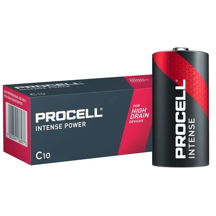 Procell 10 x C - LR14  alkaline batterijen Procell Intense
