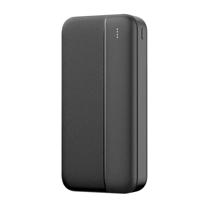 maXlife Maxlife Powerbank 20.000mAh met 20W Snellaadfunctie, LED-indicatoren, USB-C en USB-A Poorten, Zwart