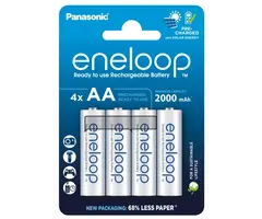 Eneloop Oplaadbare AA batterijen 2000 mAh 4 stuks Eneloop