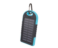 Setty Solar Powerbank 5.000 mAh - Blauw