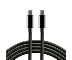 everActive USB-C naar USB-C  kabel 60 Watt 1 meter zwart