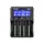 Slimme Batterijlader VX4  met LED-indicatoren – Geschikt voor Li-ion, Ni-MH en Ni-CD – 4 Slots – USB-C Input