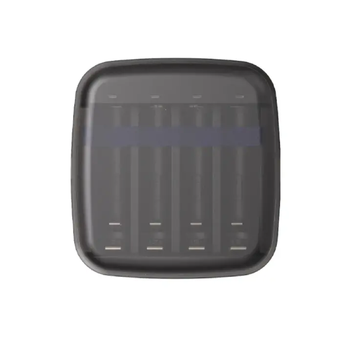 XTAR Slimme USB-C Batterijlader voor 1.5V Li-ion en 1.2V Ni-MH AA/AAA Batterijen – Inclusief Powerbankfunctie en LED Zaklamp